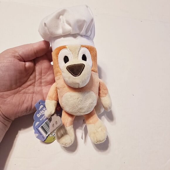 Bluey & Friends CHEF BINGO 7” Plush with Spatula - NEW with Tags NWT - Picture 1 of 7